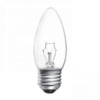 Лампа накаливания Favor B36 Свеча ДС Е27 220В 40Вт 390Лм 2700К 37х100мм картинка 